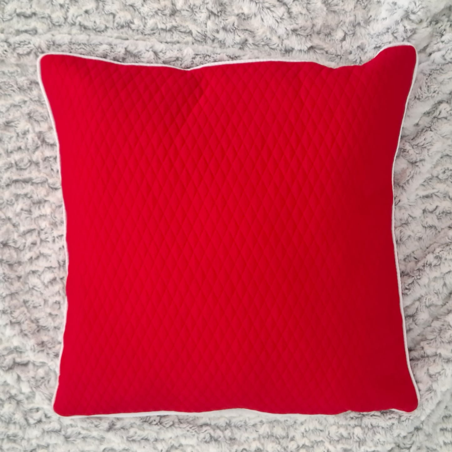 Cojin Navideño Capitonado InHome 50x50 Cm Funda Removible