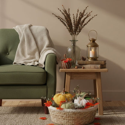 Set de 3 Calabazas de Cuerda de Algodón