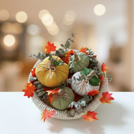 Set de 4 Calabazas de Tela