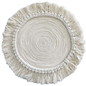 Mantel Individual Redondo Kenia con Flecos – Cuerda Tejida Artesanal para Decoración de Mesa