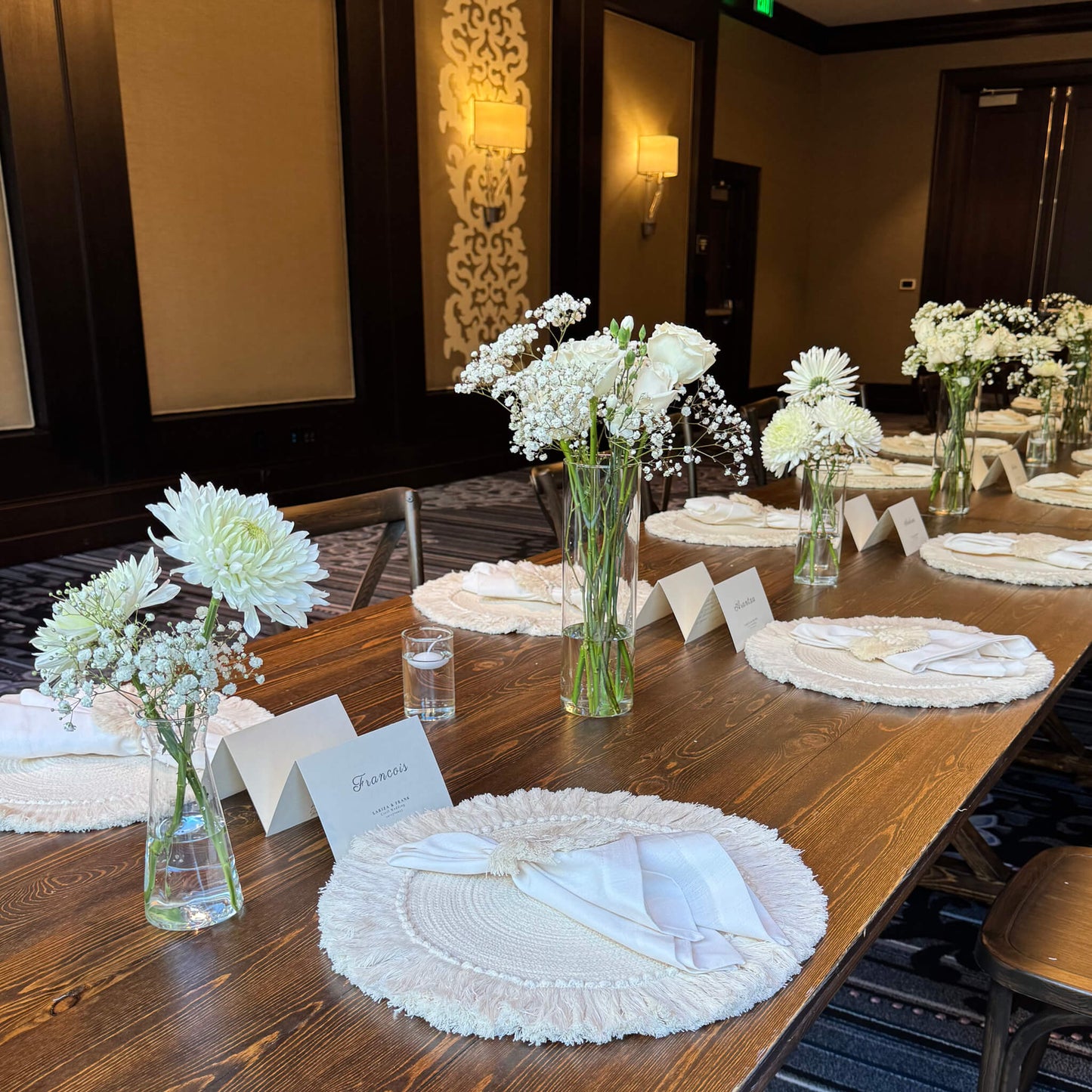 Mantel Individual Redondo Kenia con Flecos – Cuerda Tejida Artesanal para Decoración de Mesa