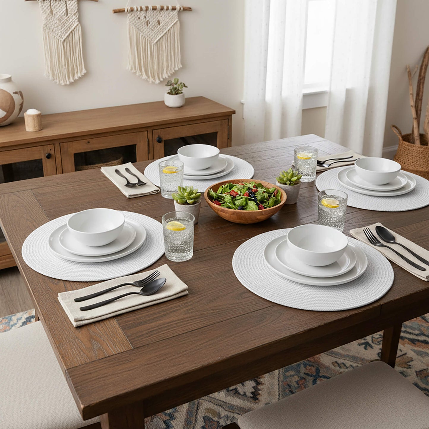 Mantel individual Ruanda - Set 4 piezas