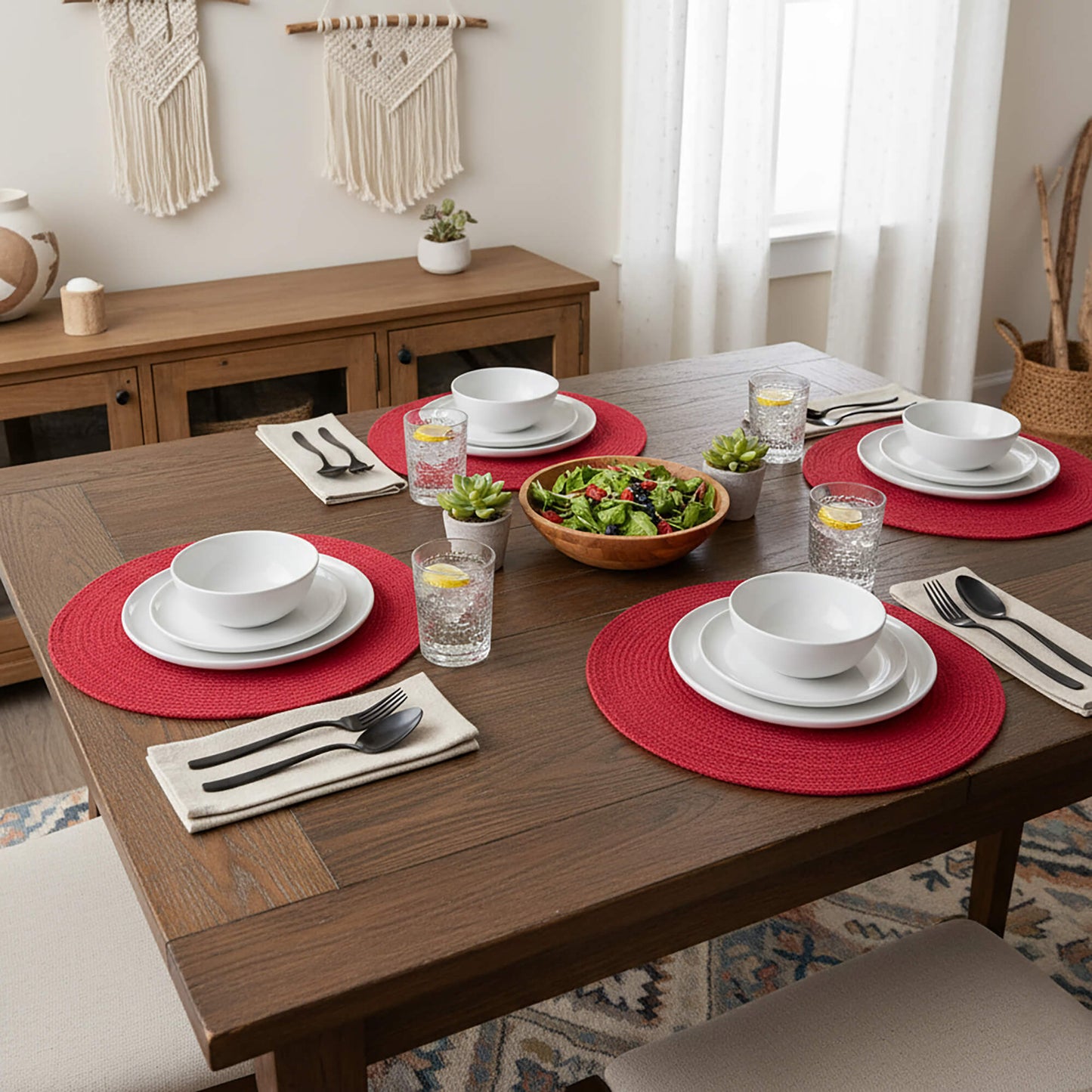 Mantel individual Ruanda - Set 4 piezas