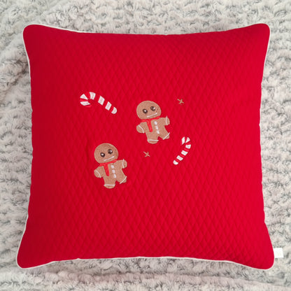 Cojin Navideño Capitonado InHome 50x50 Cm Funda Removible