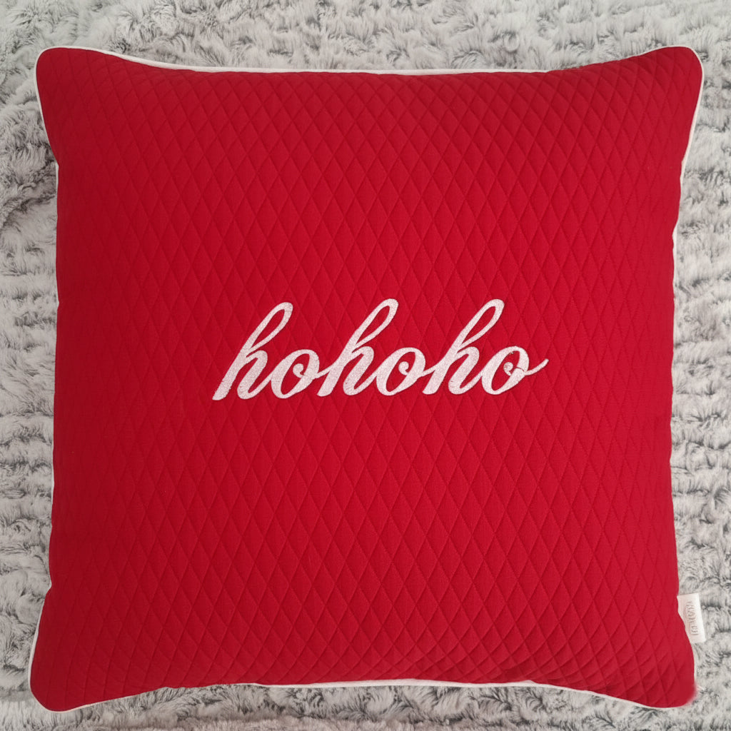 Cojin Navideño Capitonado InHome 50x50 Cm Funda Removible