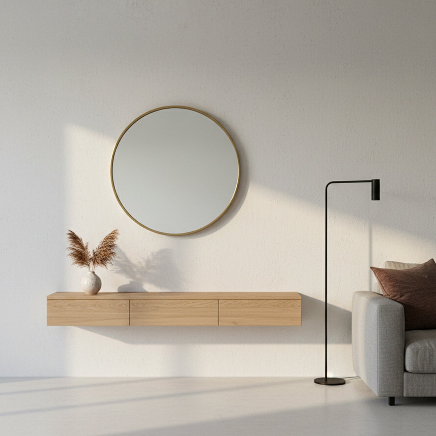 Espejo Redondo Estocolmo 58 cm