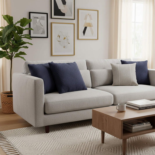 Set de Cojines INHOME Capitonado | Decorativos y Desmontables